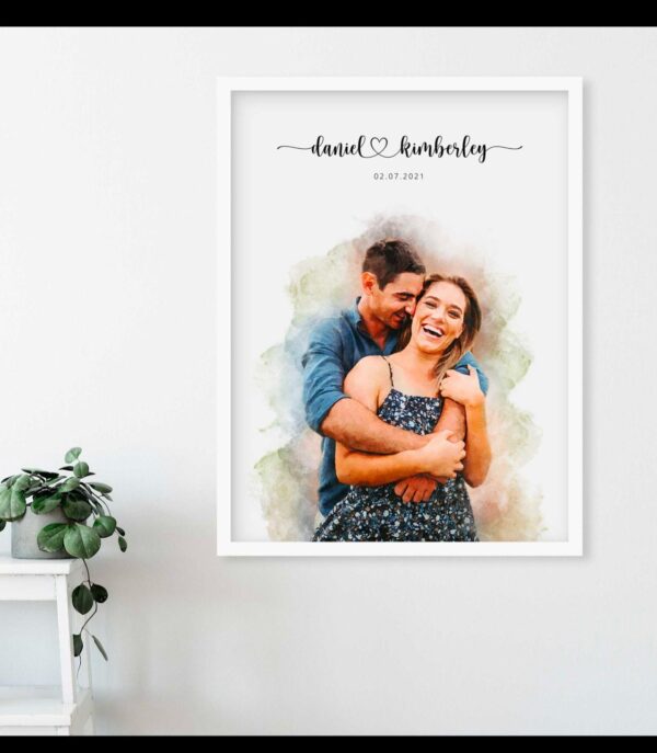 Custom Family Photo Portrait - Image 2
